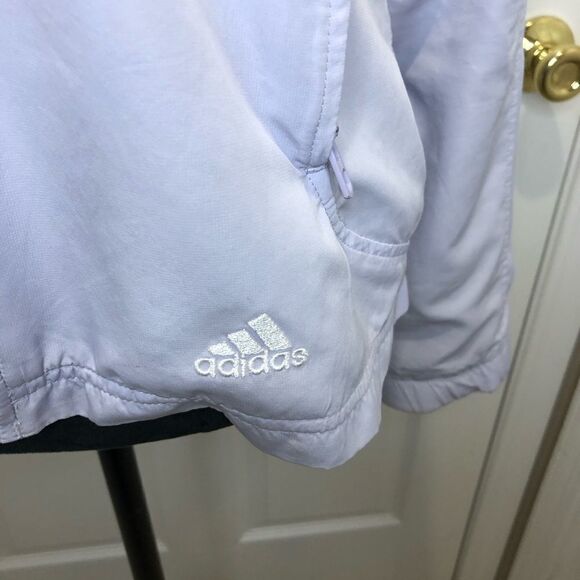 Adidas lavender light weight mesh lined jacket - Picture 4 of 13
